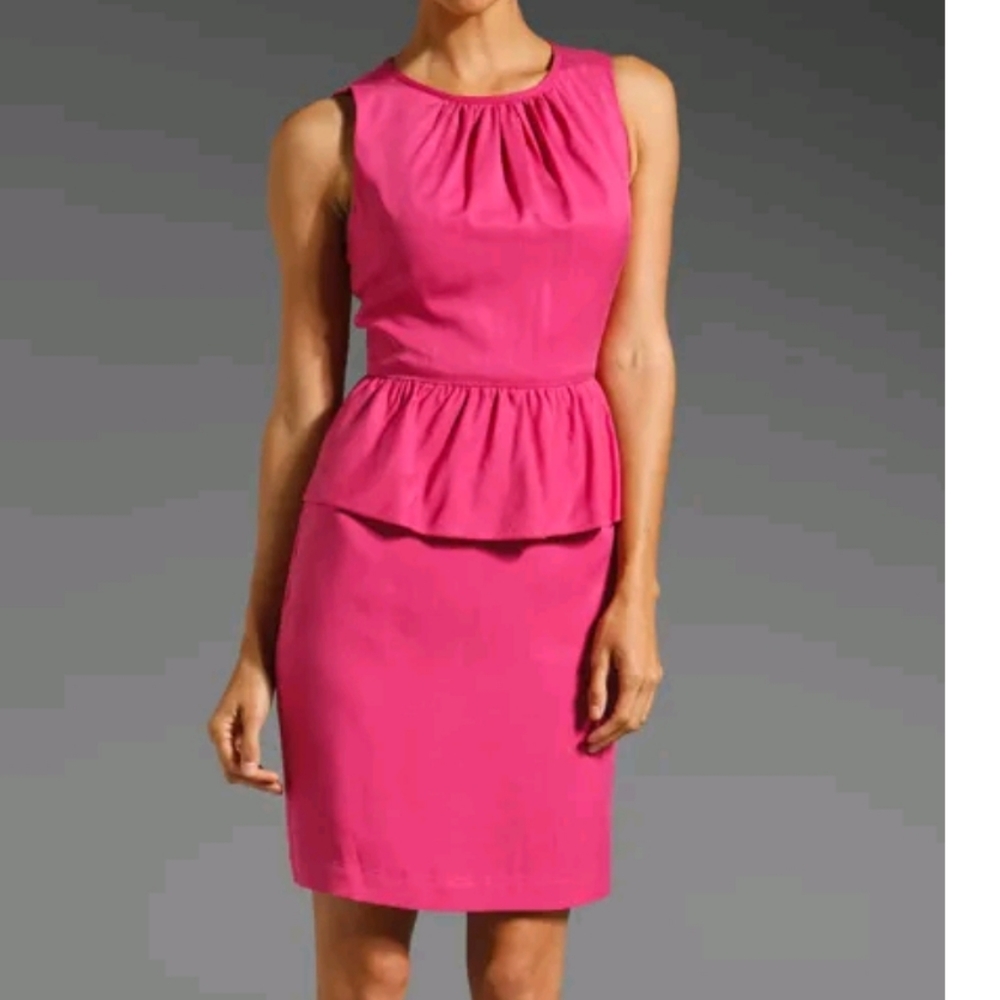 Trina Turk Kiran Sleeveless Peplum Dress Size 4